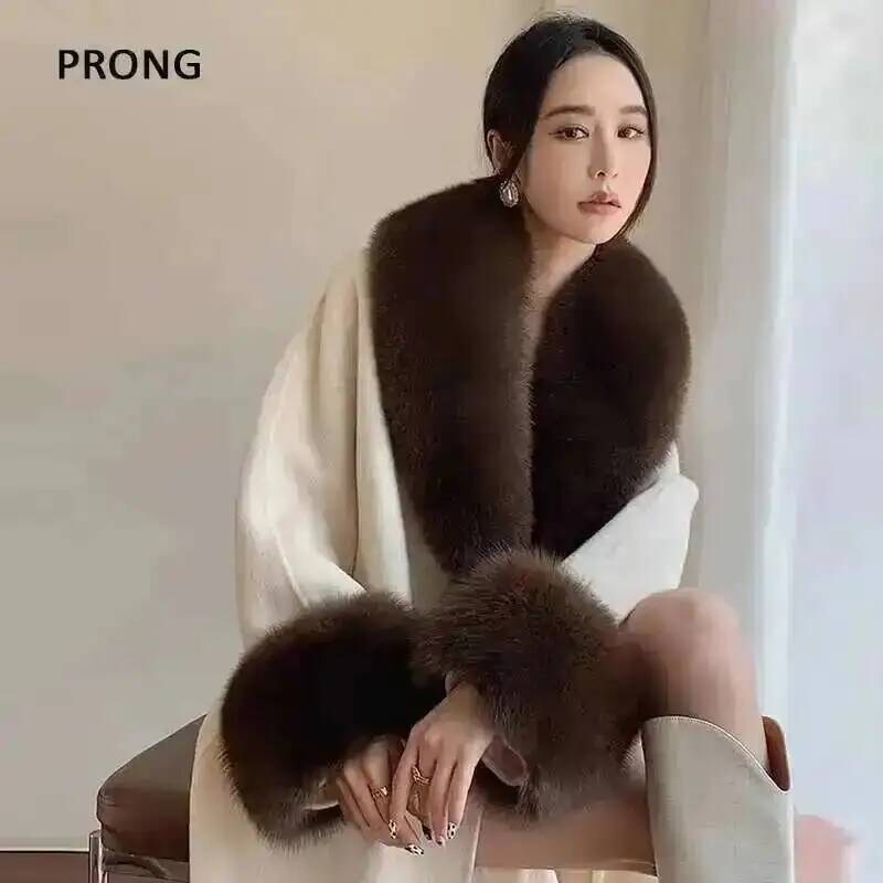 Winter Clothing Pk - Jaket mantel musim dingin kerah bulu
