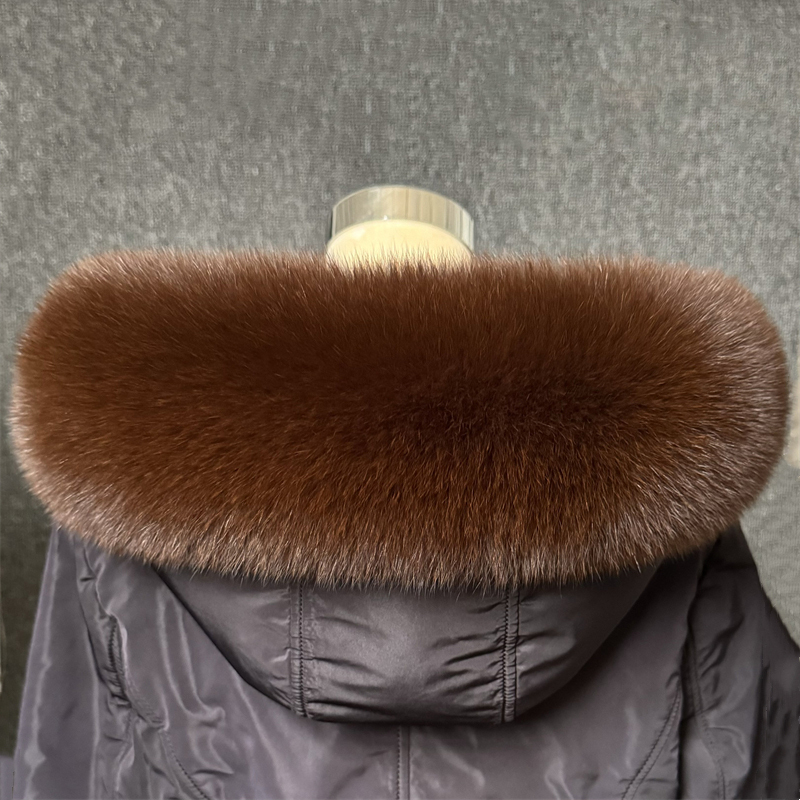 Kerah Bulu Rubah Asli Topi Uni - Winter Clothing Pk ulasan dan harga