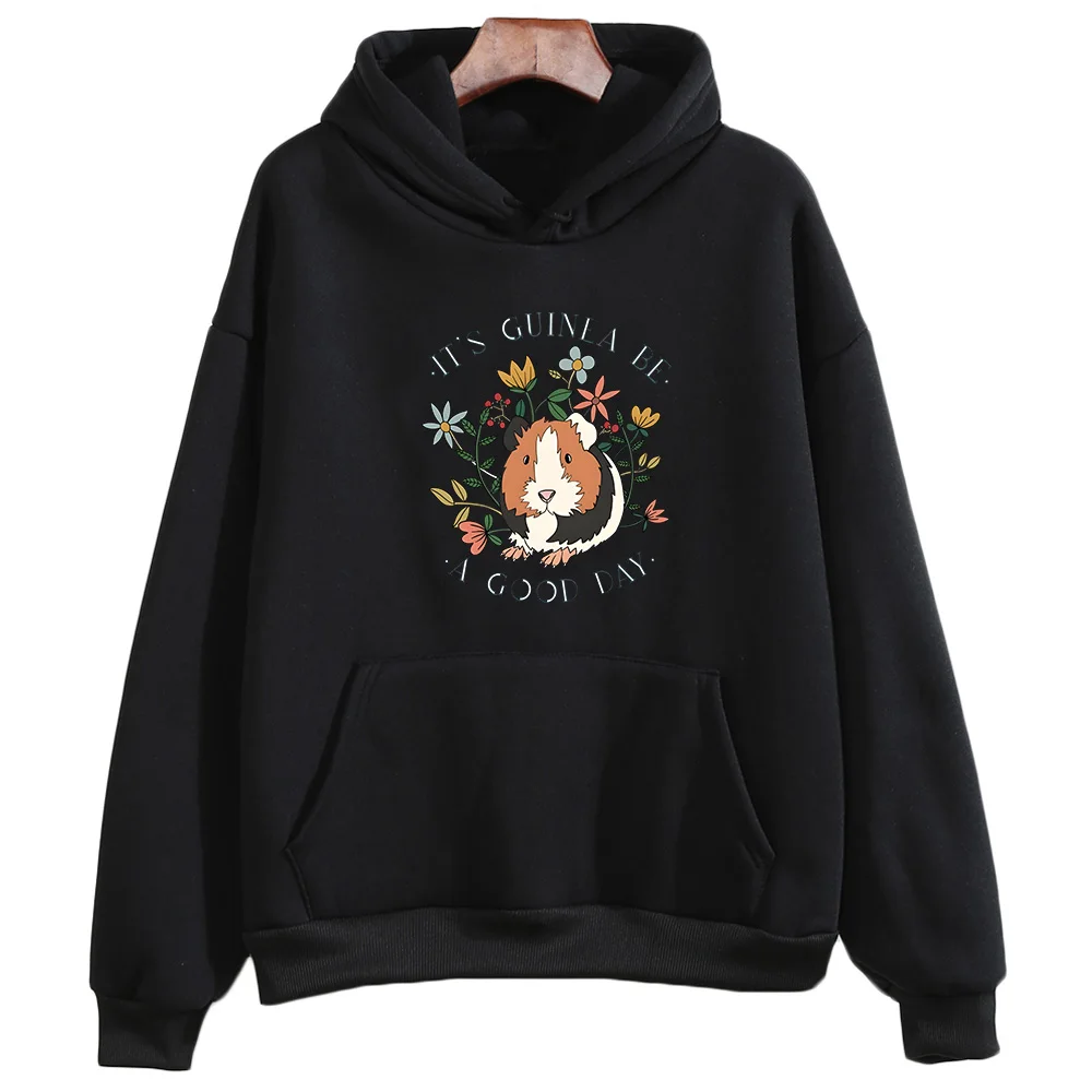 Hoodie grafis marmut lucu, pak - Winter Clothing Drawing ulasan dan harga