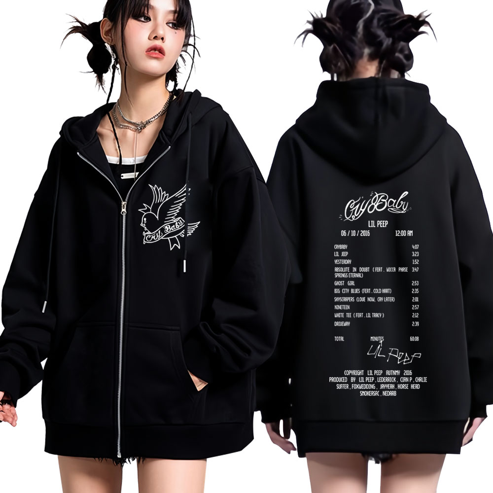 Hoodie Zipper Grafis Album Cry - Winter Clothing Pk ulasan dan harga