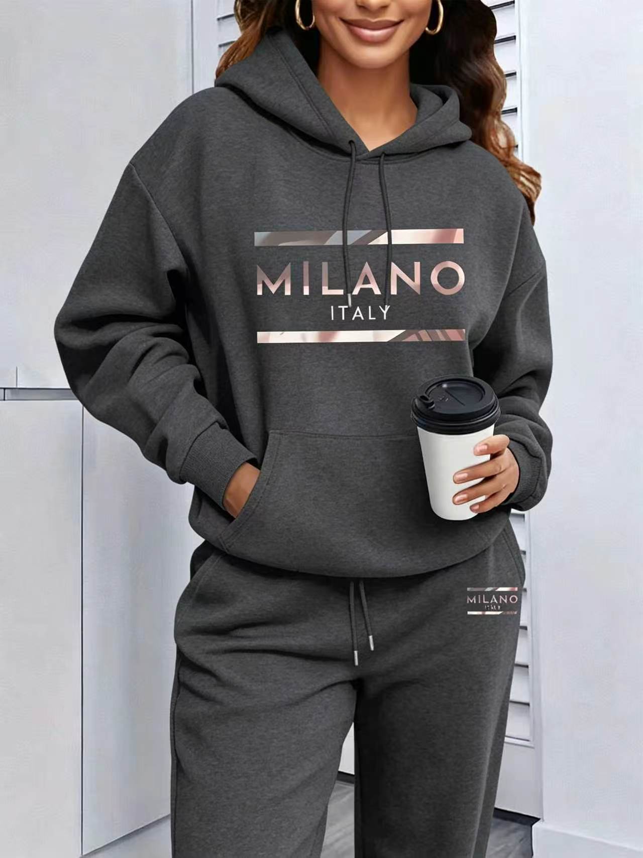 Setelan Hoodie Sweatshirt Wani - Winter Clothing For Women ulasan dan harga