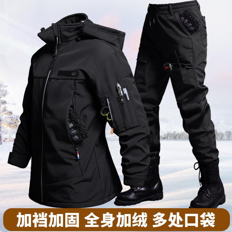 Set Jaket dan Celana Taktis An - Winter Clothing Hiking ulasan dan harga